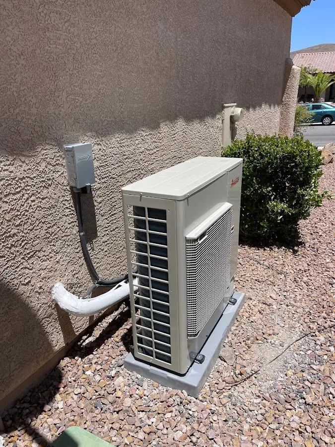 Residential air conditioning condenser unit in Martinez