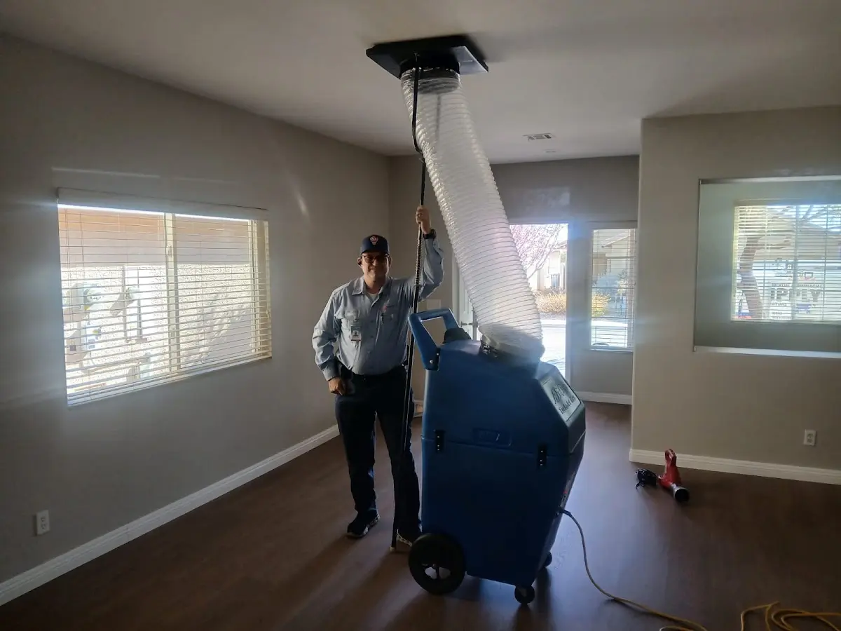 Professional Dryer Vent Cleaning work inside a Martinez home